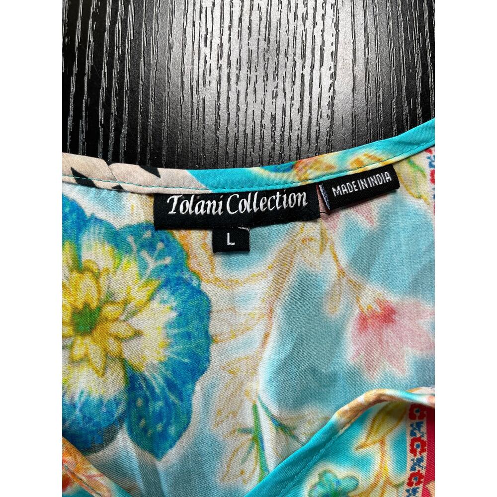 Tolani Collection Vibrant Boho Patchwork Hanky He… - image 5